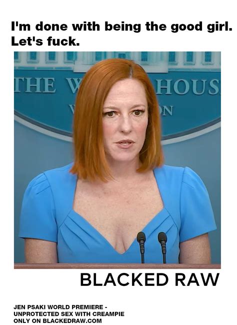 Jen Psaki Retires And Wants To Really Let Loose With Some Bbc Against Her