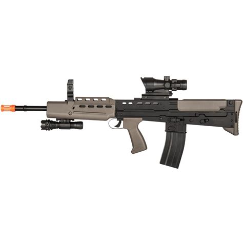 Sa80 L85 Full Size Bullpup Tactical Spring Airsoft Rifle Wit