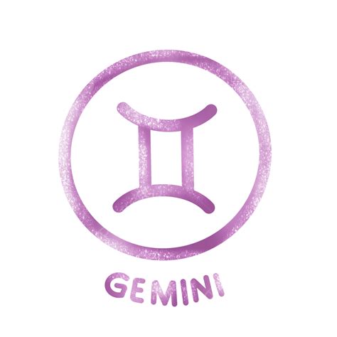 Gemini Zodiac Sign Glitter Zodiac Gemini Glitter Png Transparent