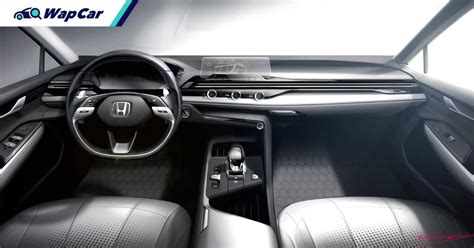 Interior Of All New 2022 Honda Civic Fe Teased Futuristic Yet Simple