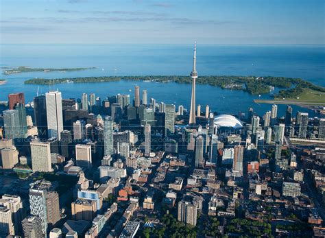 Aerial Photo Toronto Skyline