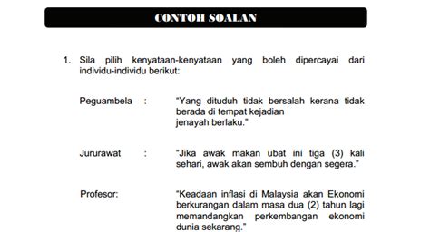 Contoh soalan persamaan linear tingkatan 5. Contoh Soalan Peperiksaan Penolong Pegawai Penerangan S27 ...