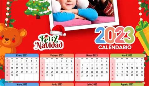 Calendario Editable 2023 Vectores Iconos Graficos Y F