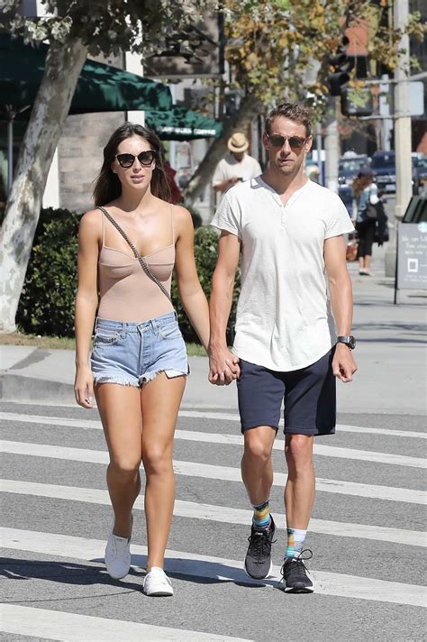 Brittny Ward And Jenson Button Engage In Pda While Out To Lunch At