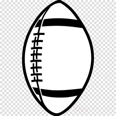 American Football Outline Transparent Clip Art Library