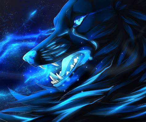 Ice Wolf Fantasy Wolf Wolf Art Mythical Creatures Art