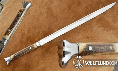 Long Medieval Knife Knives Antler