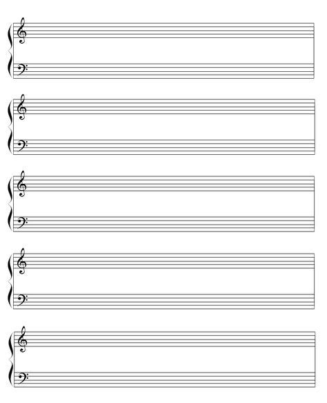 Pin Blank Staff Sheet Music For Piano On Pinterest Piano Sheet Music