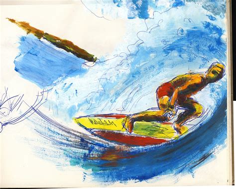 Surfing Drawing At Explore Collection Of Surfing