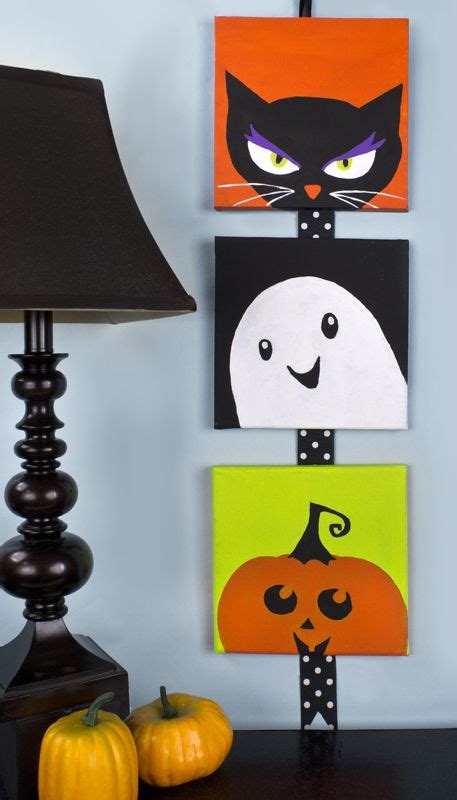 Easy Halloween Canvas Painting Ideas