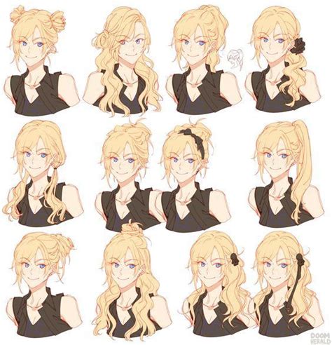 Hairstyle References Anime Manga Drawing Character Design Inspiration
