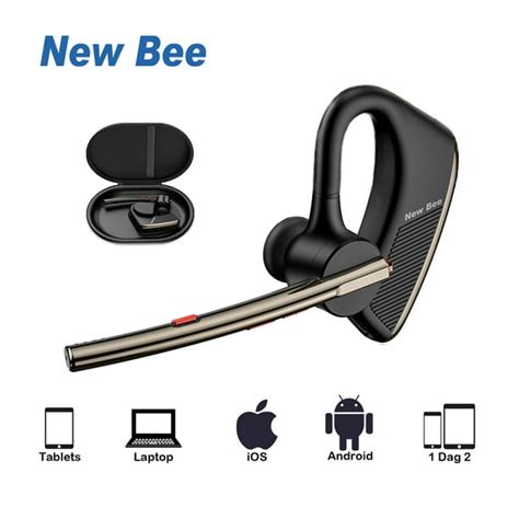 New Bee Bluetooth Headset M50 Wireless Noise Cancelling Earpiece For