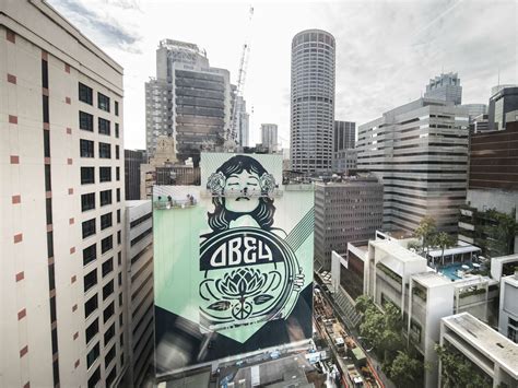 Street Artist Shepard Fairey Unveils His Gigantic New Mural In Sydneys Cbd