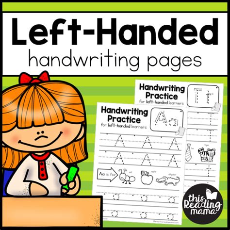 Left Handed Handwriting Pages 7 Free This Reading Mama Learn
