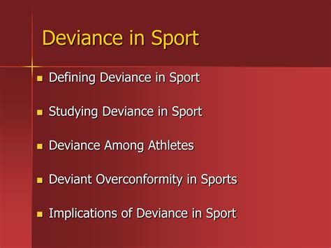 Ppt Deviance In Sport Powerpoint Presentation Free Download Id148739