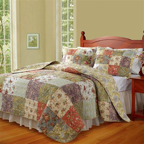 Jc penney usa also offers the latest trends for men, women, juniors, kids and babies. Greenland Home Fashions Blooming Praire Floral Quilt Set