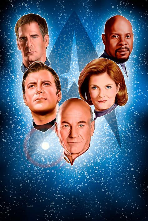 Star Trek The Captains By Majis76 On Deviantart