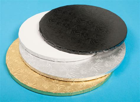 Round 12 Cake Drum Silver ⋆ Create Distribution Cake Supplies