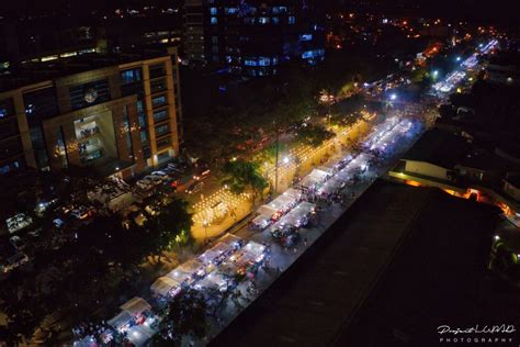 Photos Davaos Roxas Night Market Aerial View