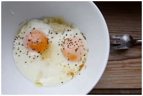 Oeuf cocotte au micro - onde Recette facile