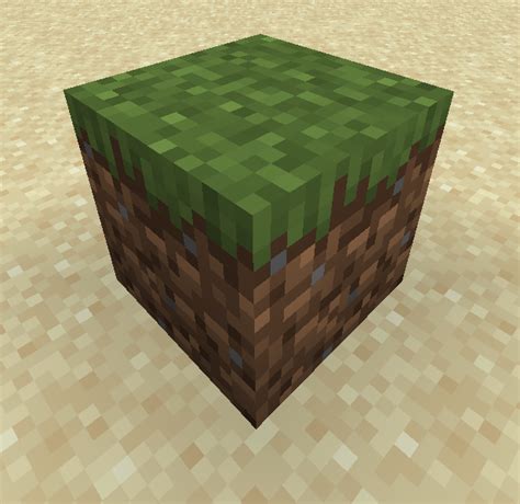 Guys Today I Learned That The Grass Block Is Just Dirt With Some Green
