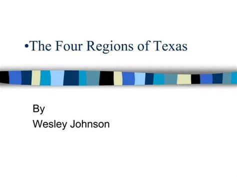 Ppt The Four Regions Of Texas Powerpoint Presentation Free Download