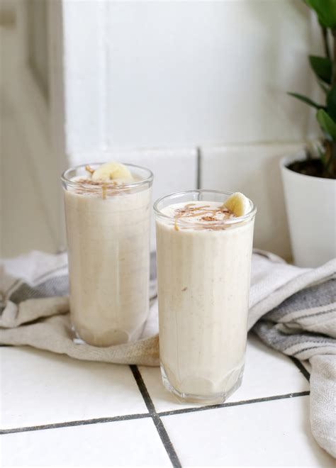 Peanut Butter Banana Protein Smoothie The Merrythought