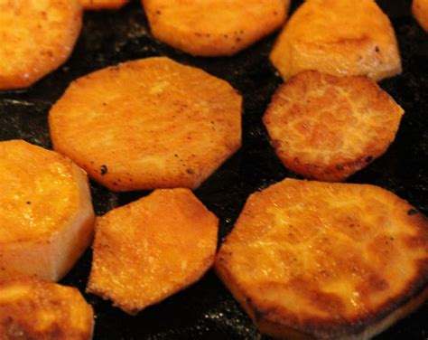 If you have a convection oven, then fire up two sheets and cook those babies at the same time. Odd But Tasty: Oven Baked Sweet Potato Fries Recipe