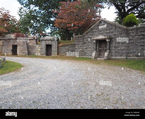 Burial Chambers In The Old Dutch Church Cemetery In Sleepy Hollow New