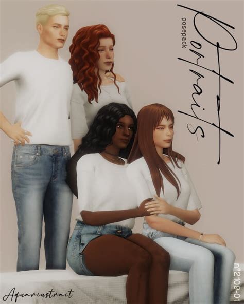 Our Pose Pack The Sims 4 Better Portraits Pose Simala