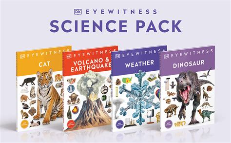 Dk Eyewitness Kids Science And Nature Box Set Collection Of 4 Fact