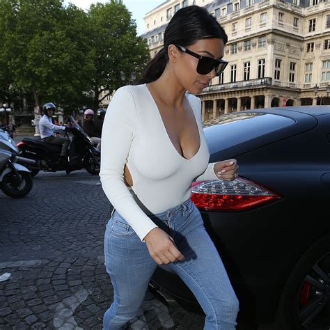 Kim Kardashian Wedding Style Bodysuits 2014 Video Popsugar Fashion