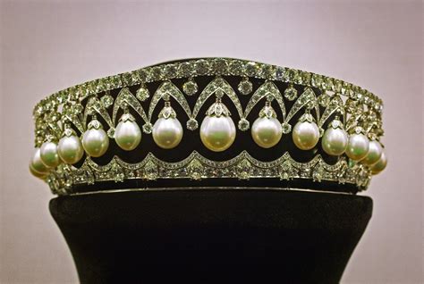 Royal Russian Tiaras Pearl Pendant Kokoshnik Tiara Russian Jewelry