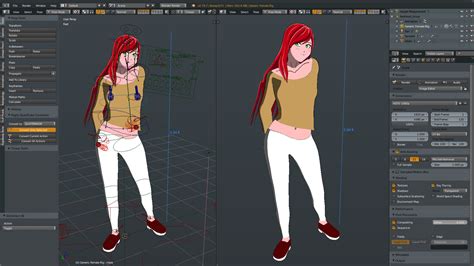 Rossa Cel Shaded Character Finished Projects Blender Artists