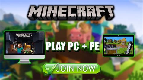 How To Play Mcpe With Mcpc Together New Minecraft Multiplayer