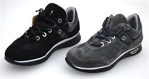 4us Cesare Paciotti Man Sneaker Shoes Suede Nylon Grey Or Black Code