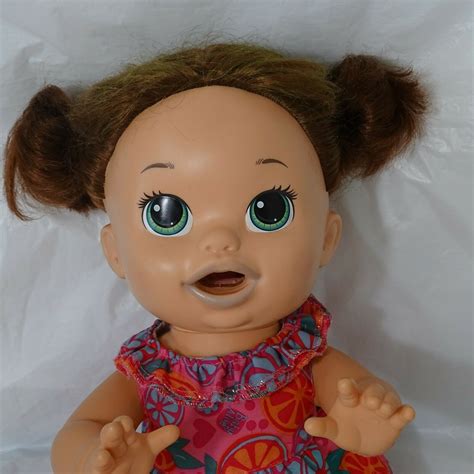 Snackin Sara Brunette Target Original Retired Baby Alive Doll Super