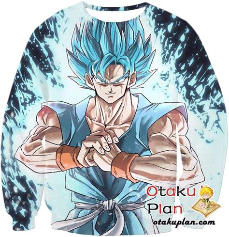 Discount99.us has been visited by 1m+ users in the past month Dragon Ball Z Sweatshirt - Super Saiyan Blue Goku GT #anime #stuff #merchandise #comic #animeboy ...