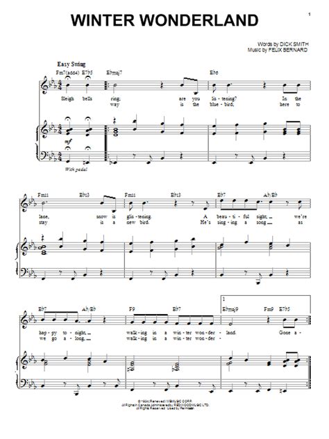 Download Winter Wonderland | Sheet Music Direct