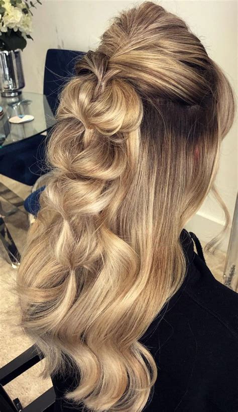 35 Best Prom Hairstyles For 2022 Pull Through Half Up Half Down I Take You Wedding Readings