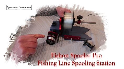 New Fishon Spooler Pro Fishing Line Spooling Station By Sportsman