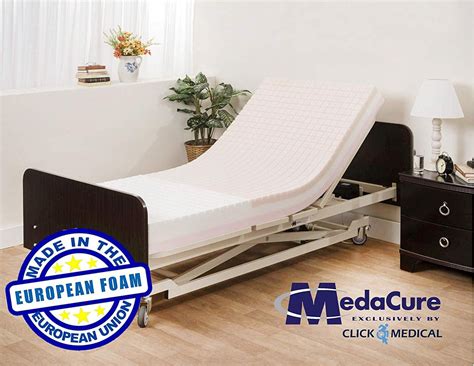 Pressure Redistribution Foam Hospital Bed Mattress 3 Layered Visco