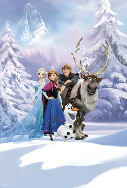 Frozen Friends Forever Wall Mural And Photo Wallpaper Photowall