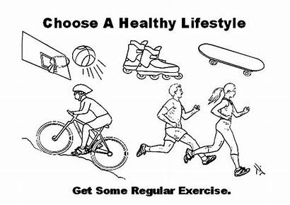Exercise Coloring Pages Regular