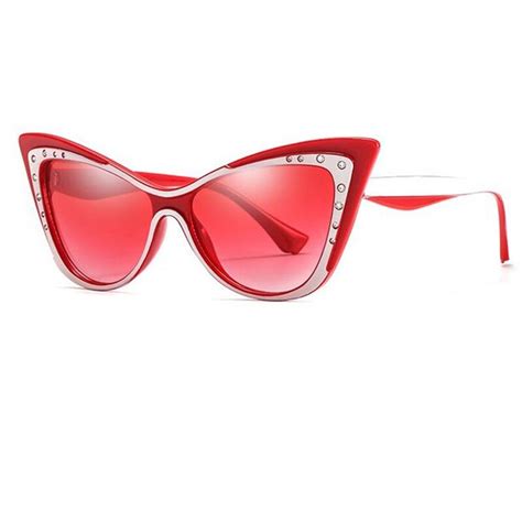 sexy women cat eye sunglasses brand designer 2019 rhinestone sun glasses fashion ladies candy