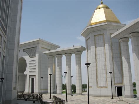 Turkmenistan Turkmenbashi Ruhy Mosque Worldphotos Org