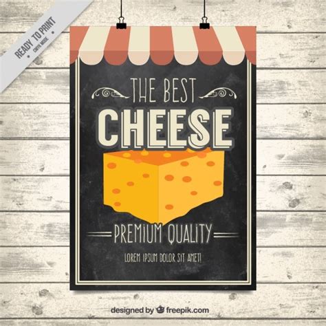 The Best Cheese Poster Vector Free Download