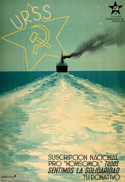 Original Vintage Posters Propaganda Posters Ussr Urss Spain
