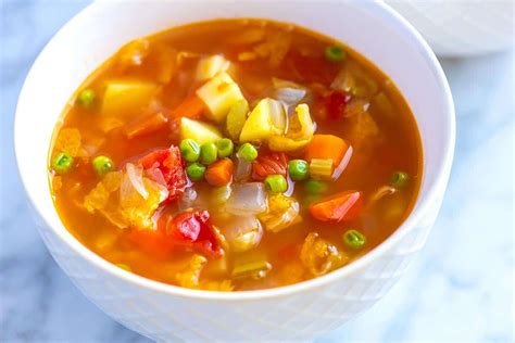 Easy Homemade Vegetable Soup Healthy Lifehack Recipes