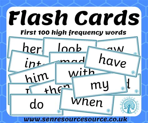 First 100 High Frequency Words Flash Cards Made By Teachers